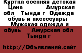 Куртка осенняя детская › Цена ­ 1 500 - Амурская обл., Тында г. Одежда, обувь и аксессуары » Мужская одежда и обувь   . Амурская обл.,Тында г.